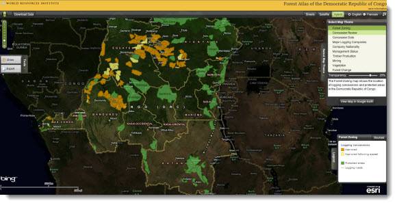 Forest Atlas of the Democratic Republic of Congo - Forest Zoning Forest Atlas of the Democratic Republic of Congo