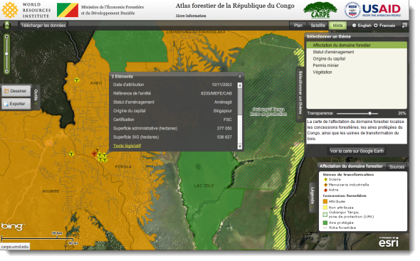 Forest Atlas of the Republic of Congo