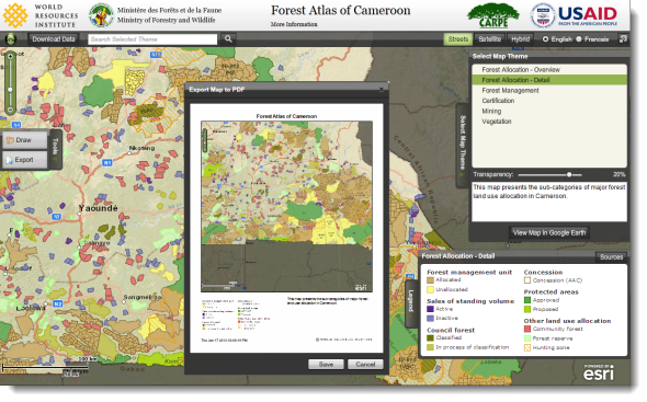 Forest Atlas of Cameroon